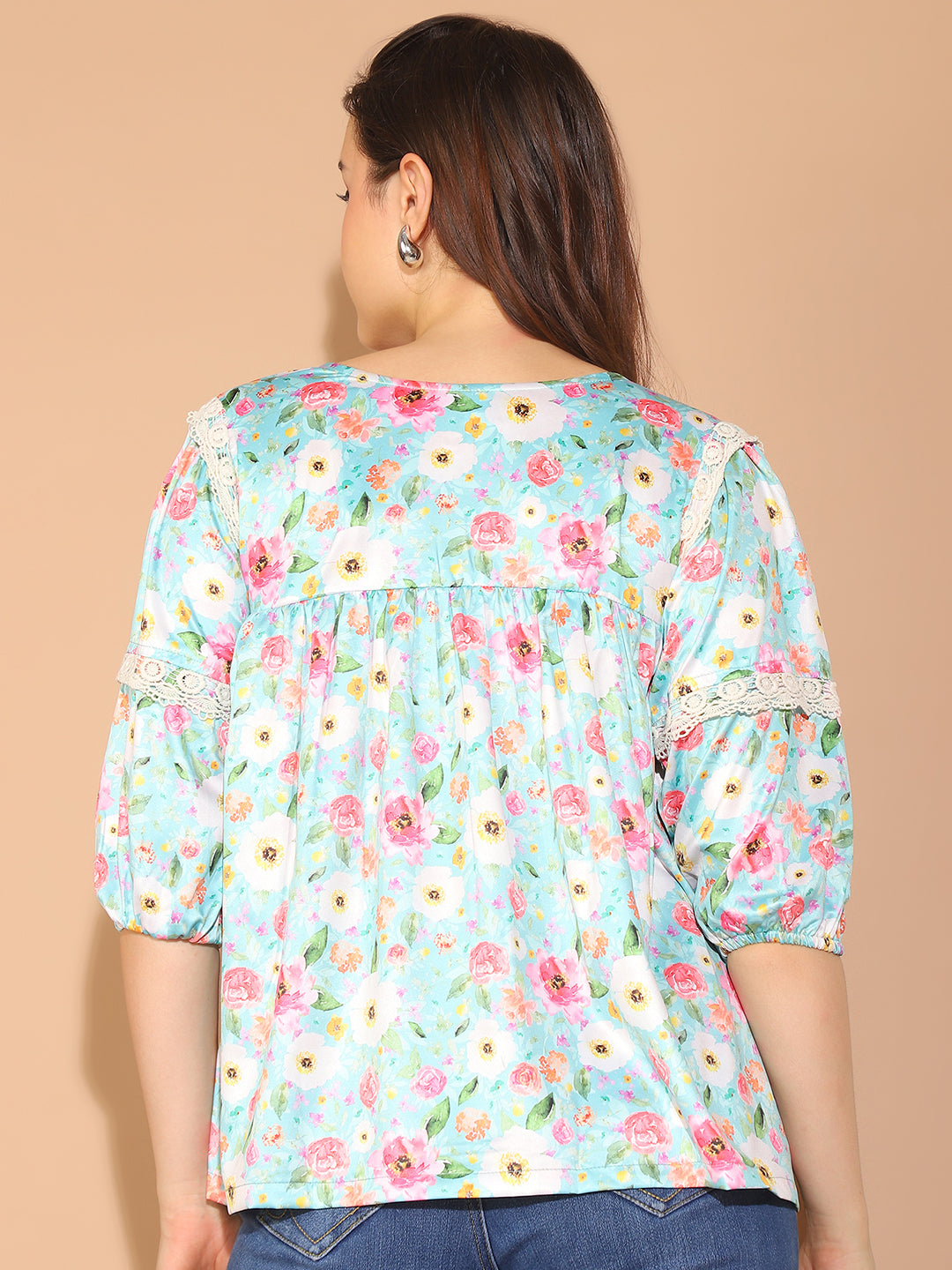 Floral Printed Top for Womens