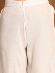 Women Teal Printed Kurta with Palazzos & With Ombre Dupatta