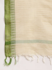 Yoke Design Cotton Women Silk Kurta with Trousers & Dupatta