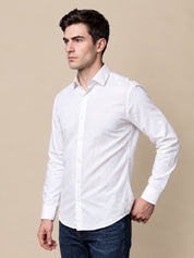 Men’s Cotton Blend Textured Casual Shirt