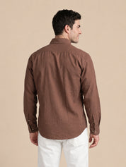 Men’s Cotton Solid Casual Shirt