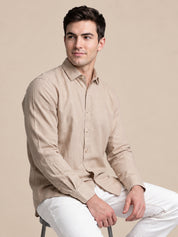Men’s Cotton Solid Casual Shirt