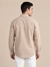 Men’s Cotton Solid Casual Shirt