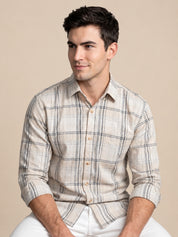 Men’s Cotton Checked Casual Shirt