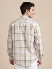 Men’s Cotton Checked Casual Shirt