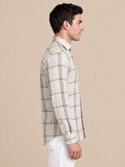 Men’s Cotton Checked Casual Shirt