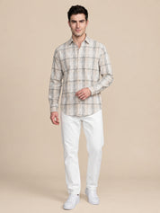 Men’s Cotton Checked Casual Shirt