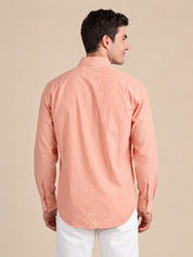 Men’s Cotton Blend Vertical Striped Casual Shirt