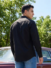 Cotton Solid Casual Shirt for Mens.