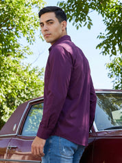Cotton Solid Casual Shirt for Mens.