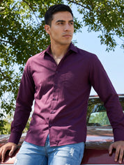 Cotton Solid Casual Shirt for Mens.