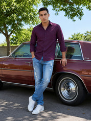 Cotton Solid Casual Shirt for Mens.