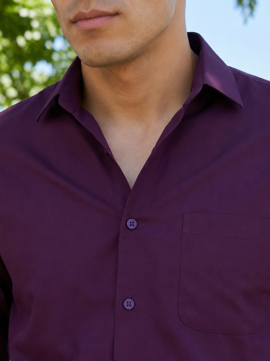 Cotton Solid Casual Shirt for Mens.