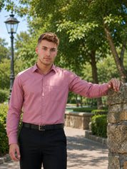 Cotton Solid Formal Shirt for Mens