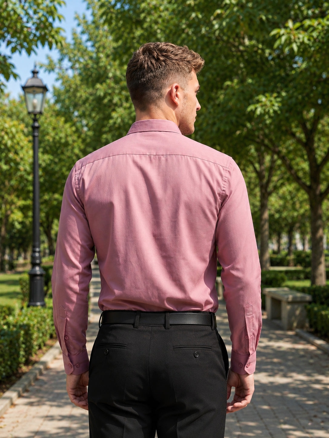 Cotton Solid Formal Shirt for Mens
