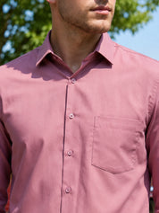 Cotton Solid Formal Shirt for Mens