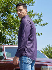 Cotton Solid Casual Shirt for Mens.