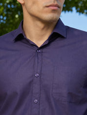 Cotton Solid Formal Shirt for Mens