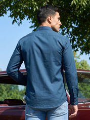 Cotton Solid Casual Shirt for Mens.