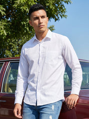 Cotton Solid Casual Shirt for Mens.