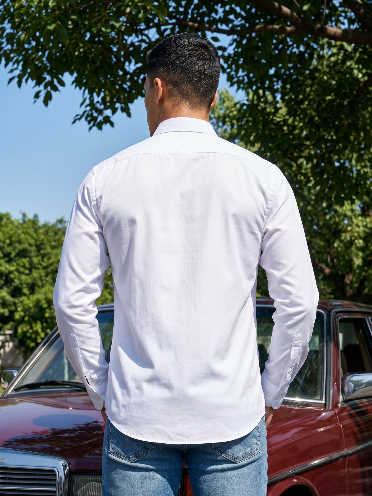 Cotton Solid Casual Shirt for Mens.
