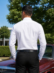 Cotton Solid Formal Shirt for Mens