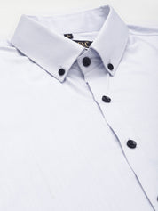 Indian Needle Men's Solid Formal Cotton Shirt