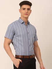 Men's Cotton Striped Formal Shirts
