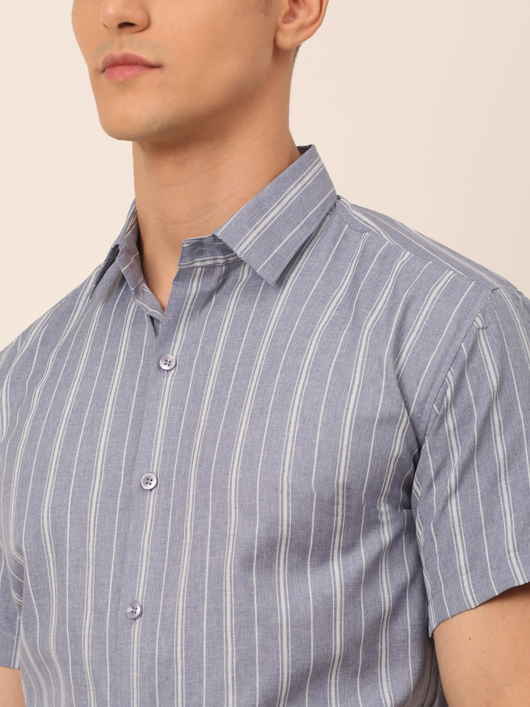 Men's Cotton Striped Formal Shirts