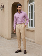 Men's Satin Lycra Solid  Formal Shirt