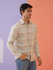 Men's Striped Cotton Shirt