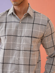 Men's Checked Casual Shirt.