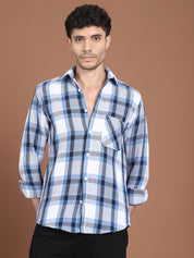 Men's Blue Shirt - Complete Look - Indian Needle
