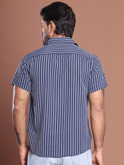 Men Striped Regular Fit Casual Shirt For Men