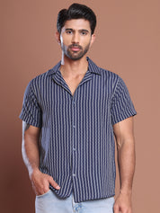 Men Striped Regular Fit Casual Shirt For Men