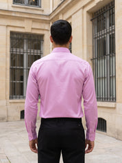Men’s Solid Button-Down Collar Formal Shirt
