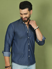 Men's Pure Cotton Full Sleeve Shirt