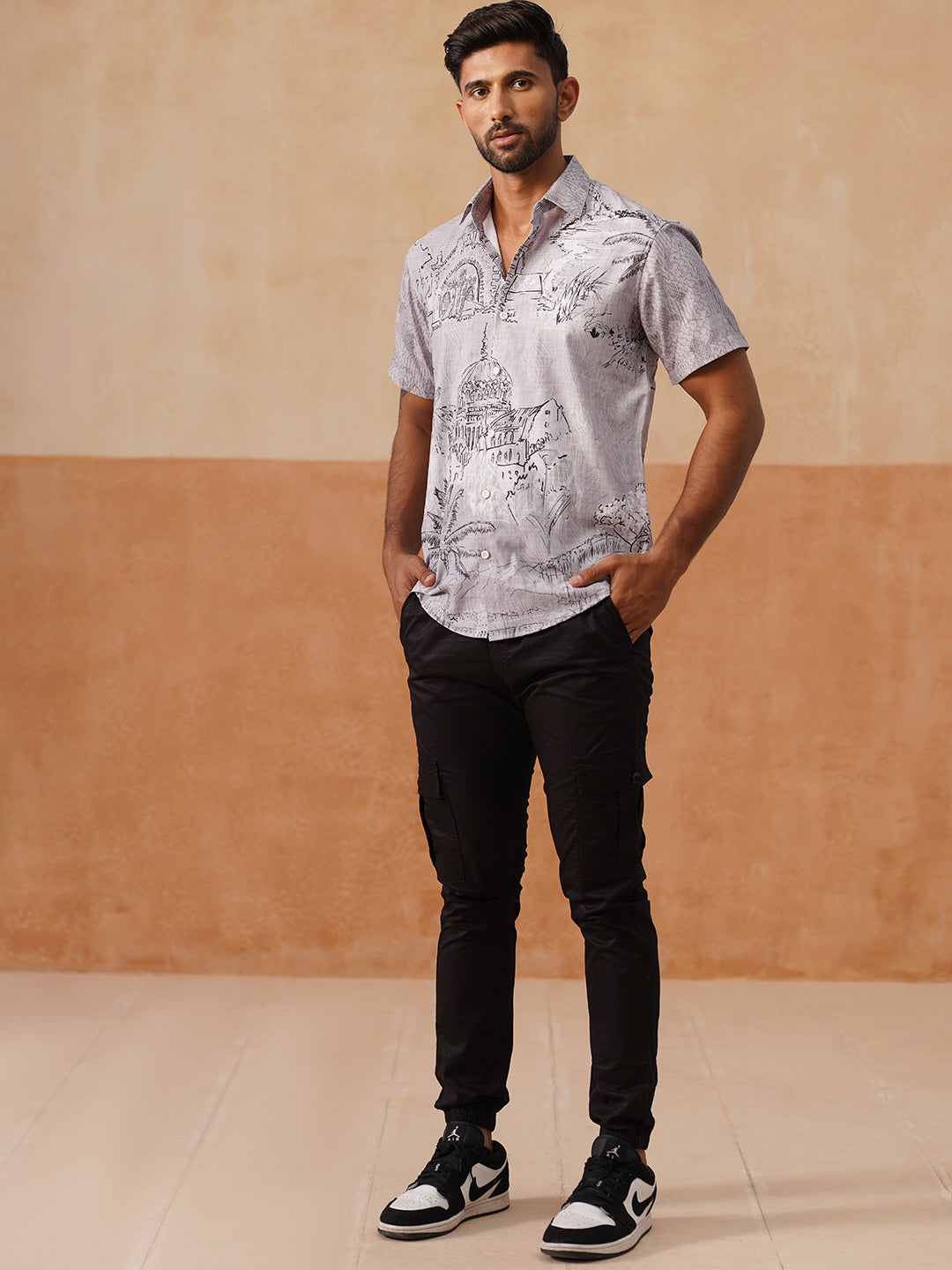 Men’s Cotton Blend Casual Wear Shirt