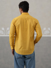 Solid Pure Cotton Casual Shirt for Men