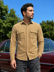 Men's Standard Corduroy Cotton Shirt