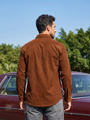 Men's Standard Corduroy Cotton Shirt
