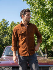 Men's Standard Corduroy Cotton Shirt