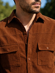 Men's Standard Corduroy Cotton Shirt