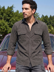 Men's Standard Corduroy Cotton Shirt