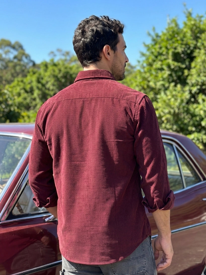 Men's Standard Corduroy Cotton Shirt