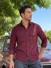 Men's Standard Corduroy Cotton Shirt