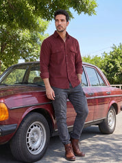 Men's Standard Corduroy Cotton Shirt