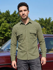 Men's Standard Corduroy Cotton Shirt