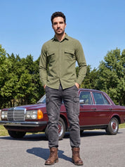 Men's Standard Corduroy Cotton Shirt