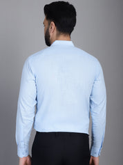 Firozi Solid Shirt Back View - Clean Finish